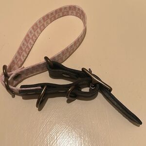 Playboy Small Dog Collar Pink Checkered Bunny Print Buckle Closure New